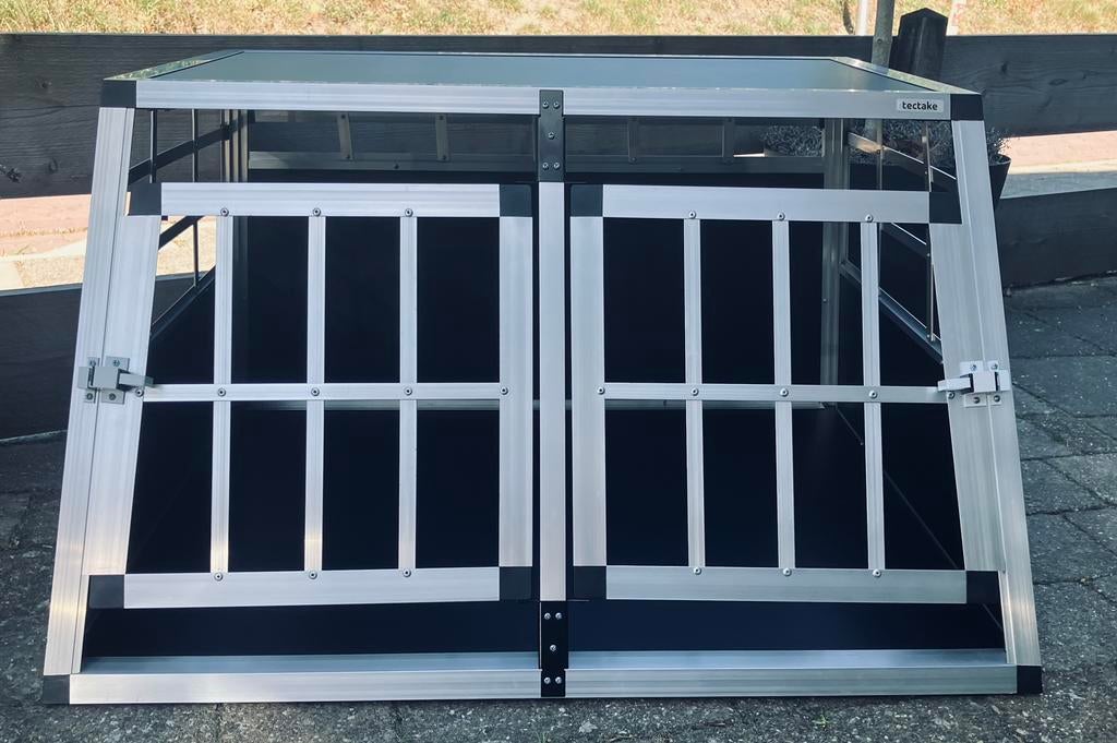 Tectake dubbel auto bench / transportbench 89x69x50, Ophalen, Zo goed als nieuw