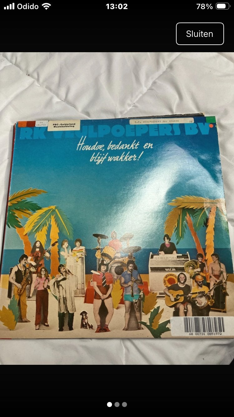 RK Veulpoepers BV, Ophalen of Verzenden, Zo goed als nieuw, 12 inch