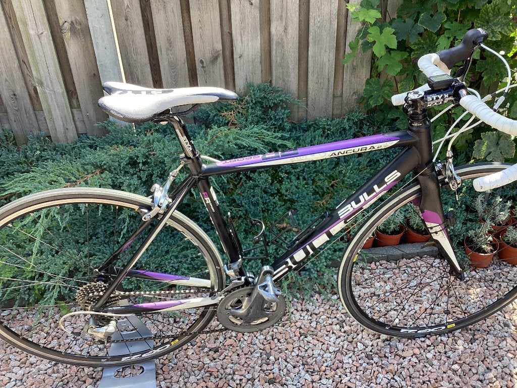 Dames racefiets Bulls Ancura 2, 50 cm, gebruikt, maar goed., Fietsen en Brommers, Fietsen | Racefietsen, 28 inch, Gebruikt, Velgrem