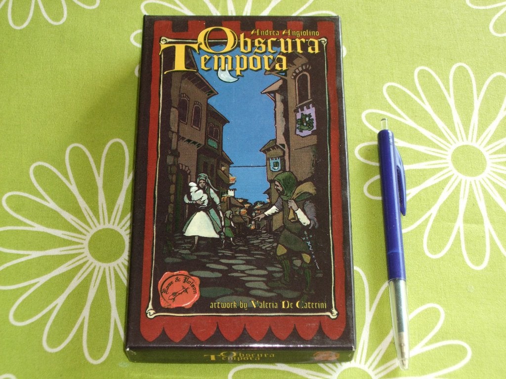 Obscura Tempora - strategie spel in de middeleeuwen, Vijf spelers of meer, Ophalen of Verzenden, Zo goed als nieuw