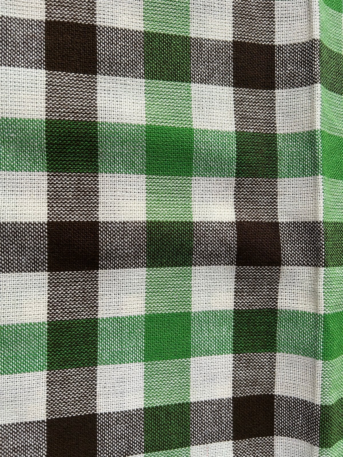 Geruite retro stof - Synthetisch (117x85 cm), Hobby en Vrije tijd, Stoffen en Lappen, Gebruikt, Polyester, 30 tot 120 cm, 30 tot 200 cm