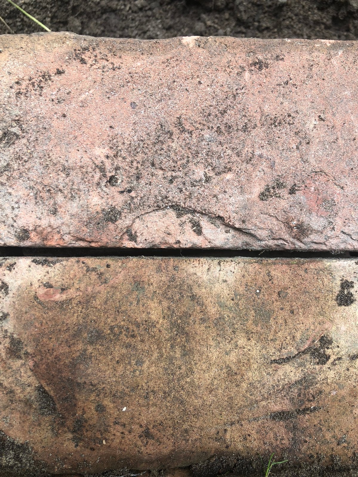 Gratis waaltjes terracotta 150 stuks, Tuin en Terras, Tegels en Klinkers, Ophalen, Zo goed als nieuw, Beton, Klinkers