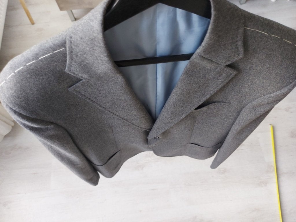 Colbert Fugato 100% schapenwol grijs, Kleding | Heren, Fugato, Ophalen of Verzenden, Grijs, Maat 56/58 (XL)