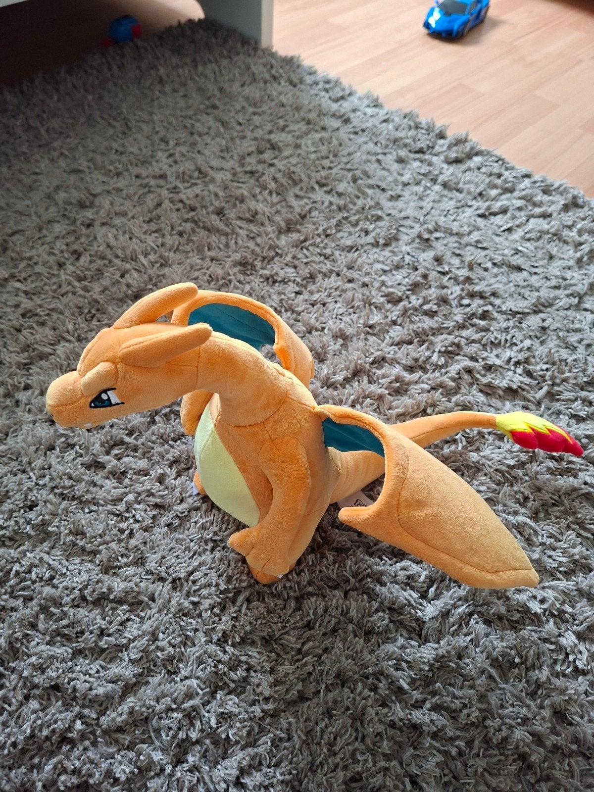 Pokémon Charizard knuffel - Zo goed als nieuw, Oranje, Overige typen, Ophalen of Verzenden, Zo goed als nieuw