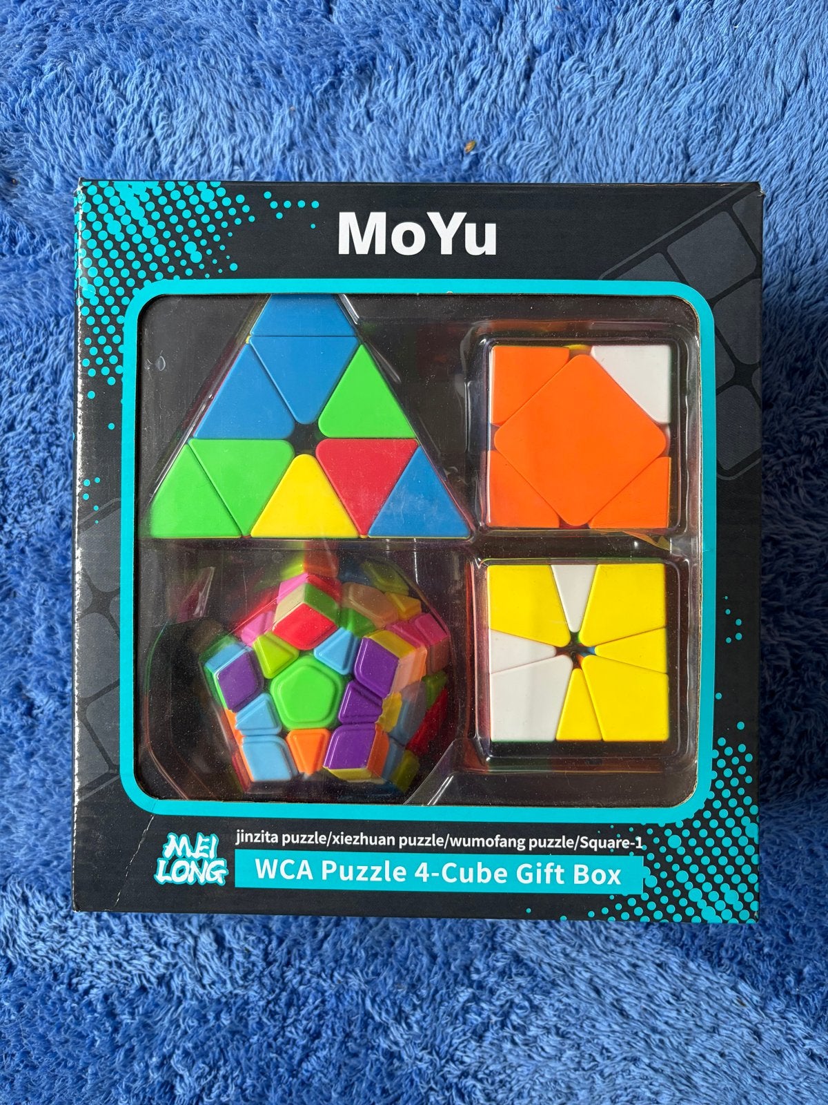 Rubiks MoYu WCA Puzzel 4-Cube Cadeaubox, Ophalen of Verzenden, Zo goed als nieuw, Rubik's of 3D-puzzel