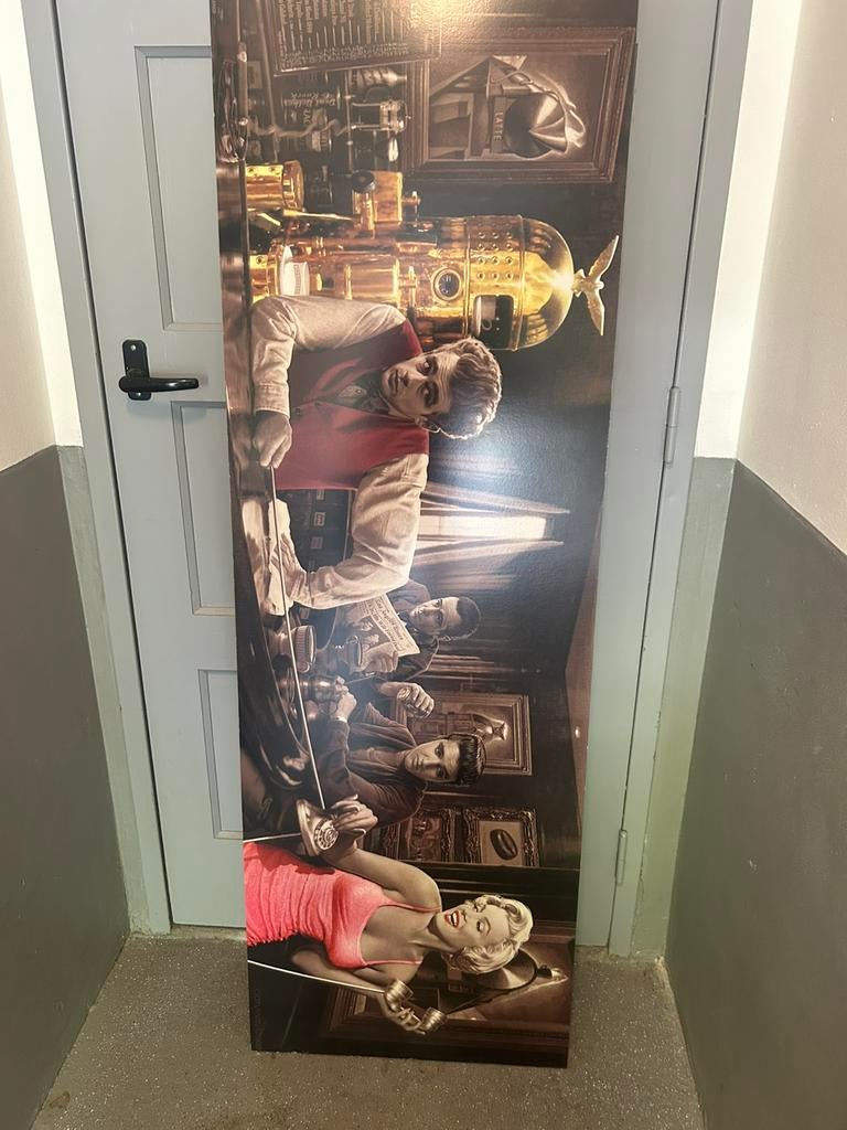 Schilderij Hollywoodsterren, Ophalen