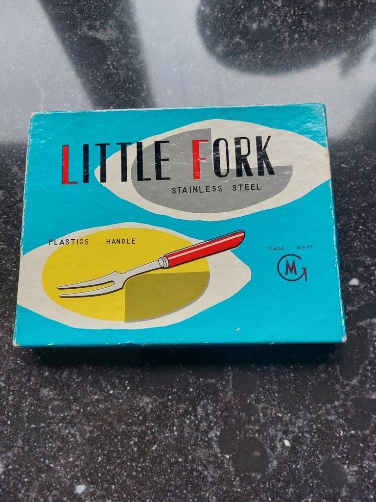 Vintage Little Fork Prikkers - Rood, Groen, Crème, Ophalen of Verzenden