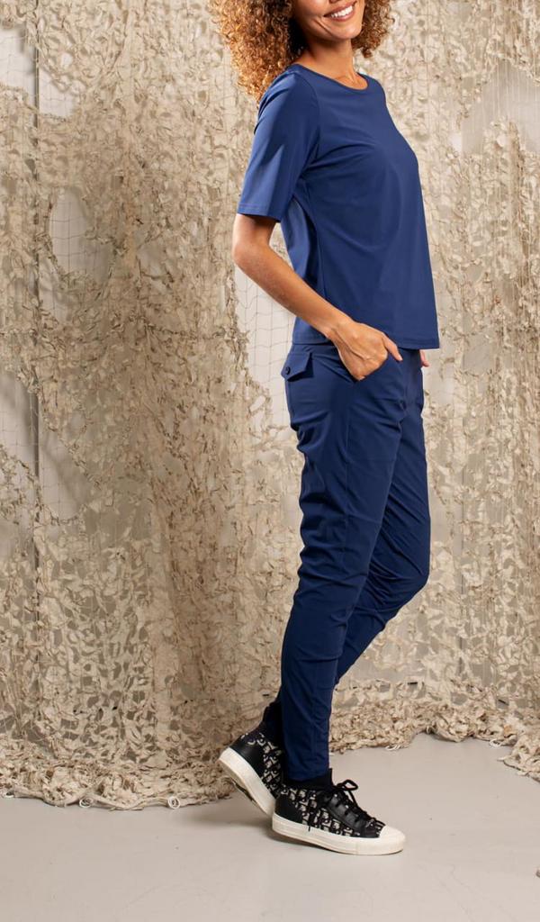 Studio anneloes new franka broek XXL classic blue, Blauw, Maat 46/48 (XL) of groter, Ophalen of Verzenden, Zo goed als nieuw