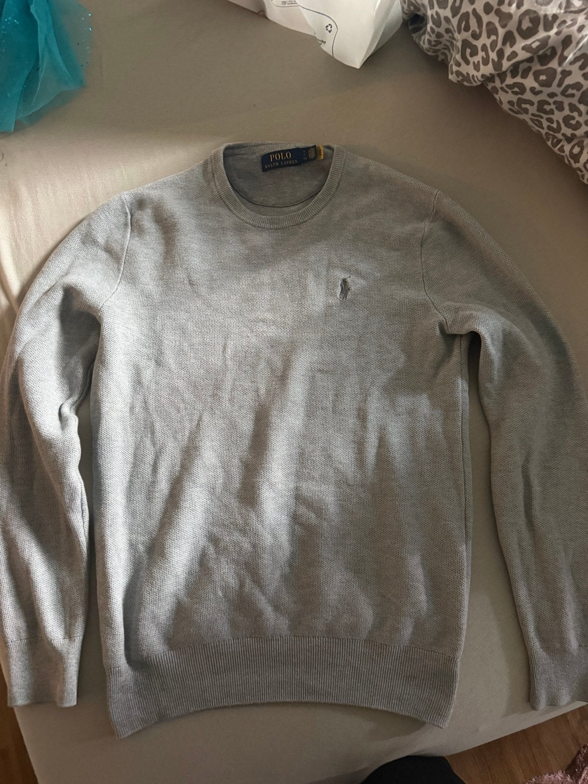 Ralph Lauren trui, Ophalen of Verzenden, Gedragen, Maat 46 (S) of kleiner, Grijs