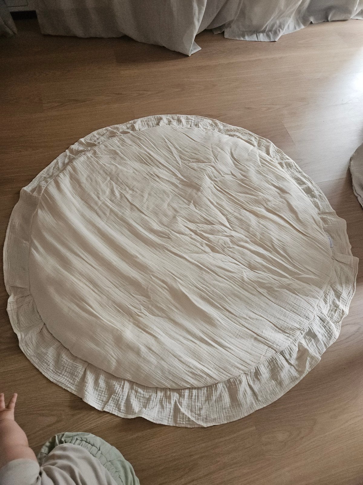 Boxkleed ruffles Mamaloes, Ophalen