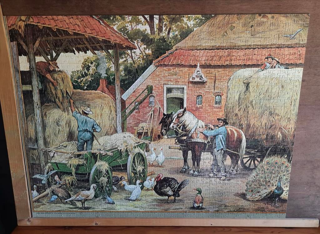 Antieke legpuzzel. Originele verzendkoker Wolters Noordhoff, Antiek en Kunst, Antiek | Schoolplaten, Ophalen of Verzenden, Geschiedenis