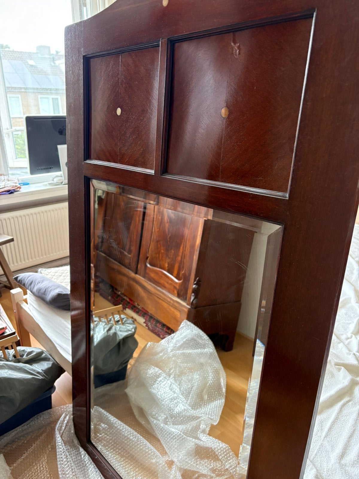 Spiegel geslepen, Ophalen, Rechthoekig, 50 tot 100 cm, 100 tot 150 cm