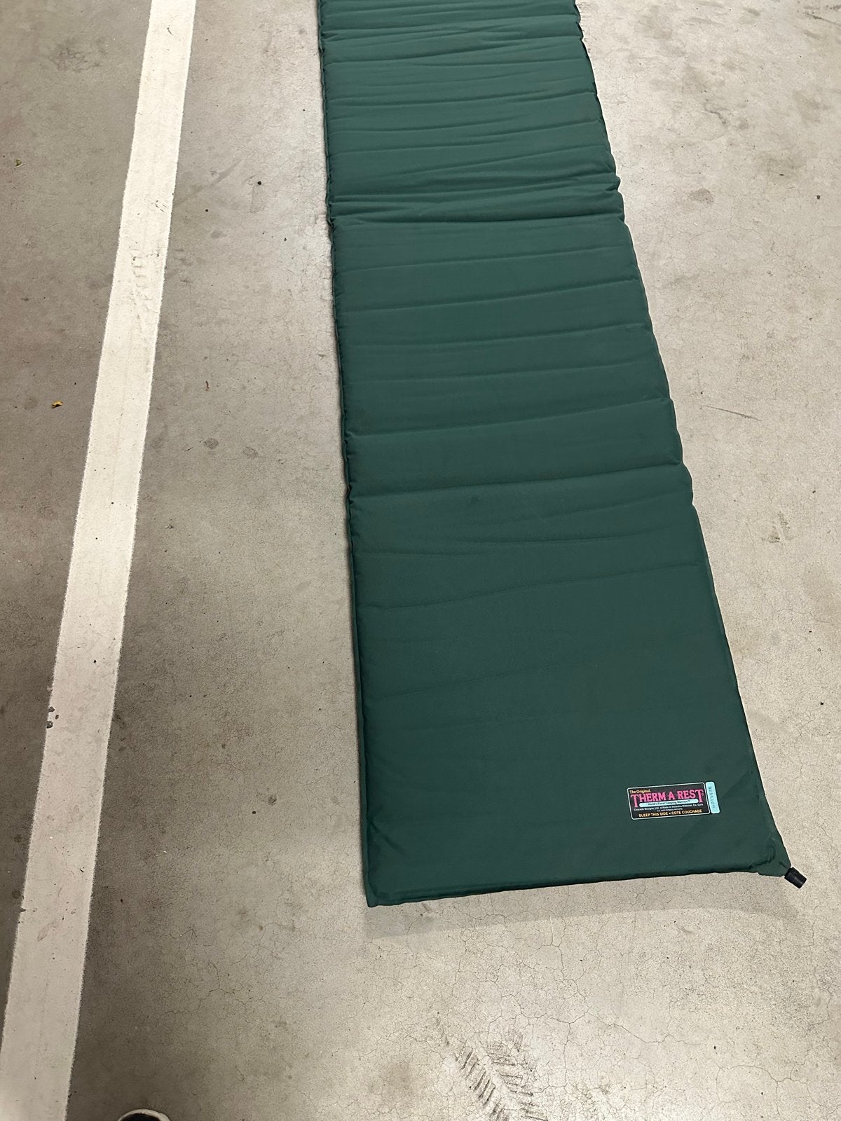 Therm-a-Rest Slaapmat/Matras - Groen, Ophalen of Verzenden, Gebruikt, 1-persoons
