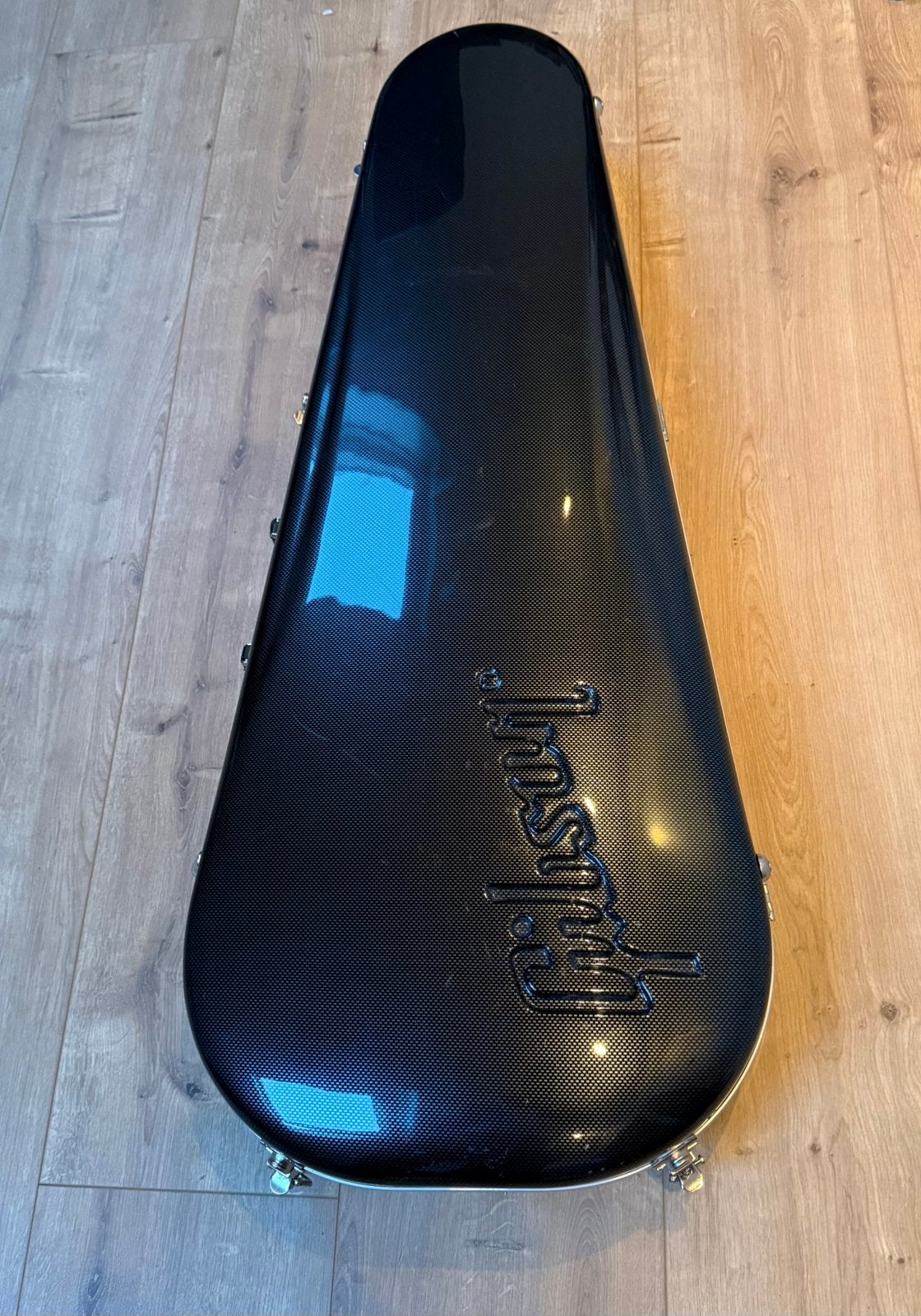 Gibson Les Paul carbon koffer, Ophalen of Verzenden, Gebruikt, Elektrische gitaar, Flightcase