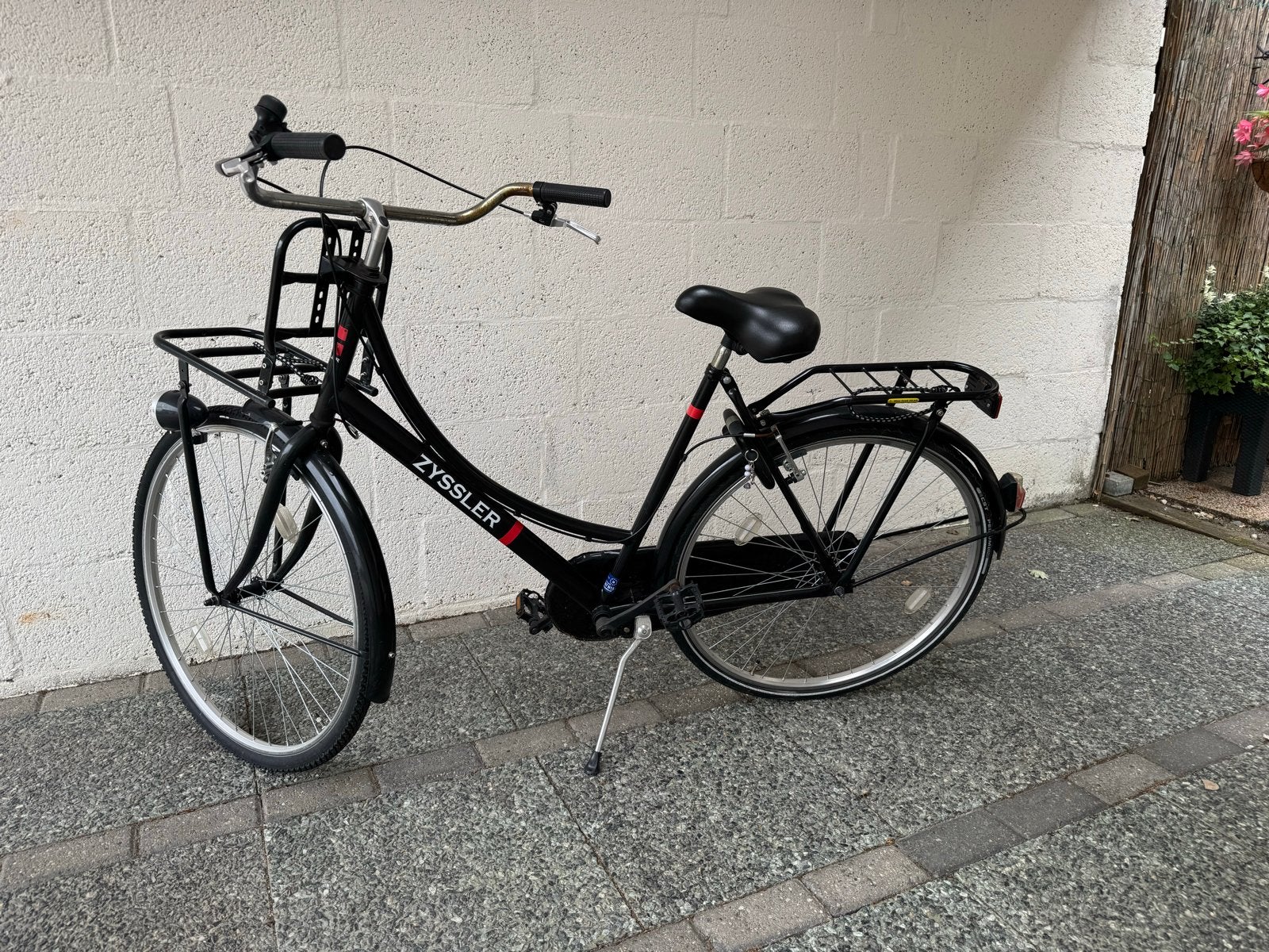 Zyssler Damesfiets met Voordrager - Gebruikt, Fietsen en Brommers, Fietsen | Dames | Damesfietsen, Gebruikt, Overige merken, (Extra) lage instap
