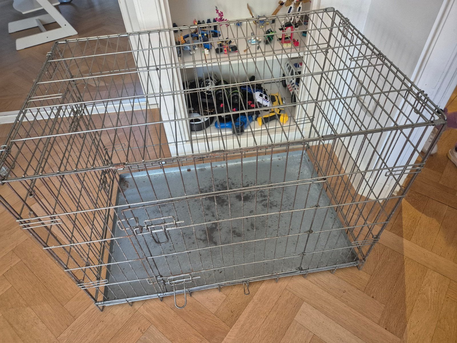 Hondenbench, Dieren en Toebehoren, Gebruikt, Minder dan 65 cm, Hondenhok, Ophalen of Verzenden