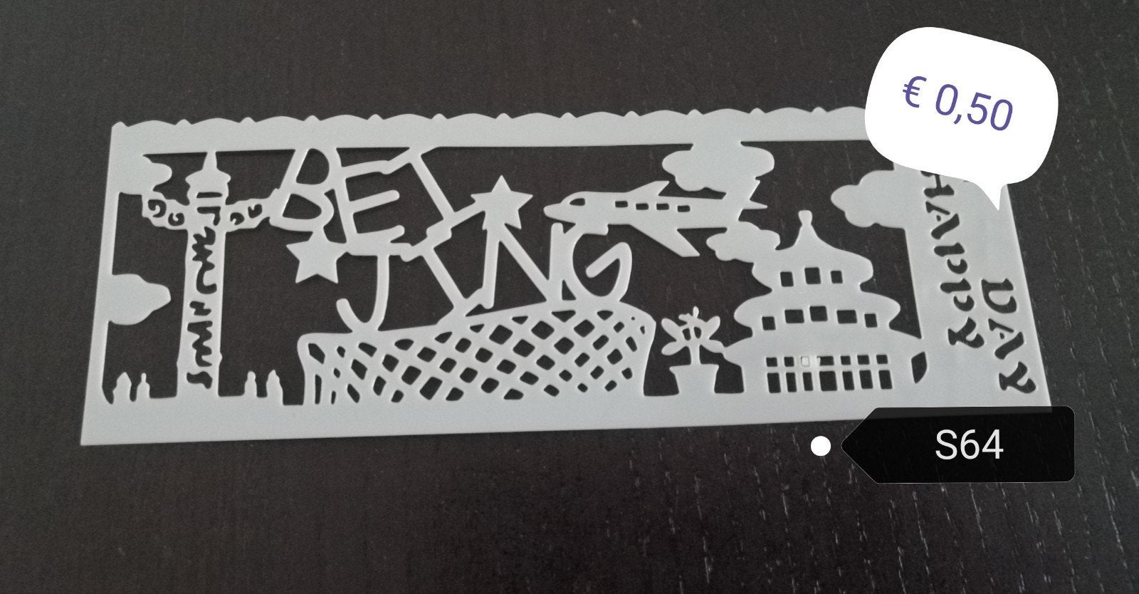 Herbruikbare Stencil Sjabloon Deel 8 - Knutselmateriaal, Nieuw, Ophalen of Verzenden, Kunststof, Herbruikbaar