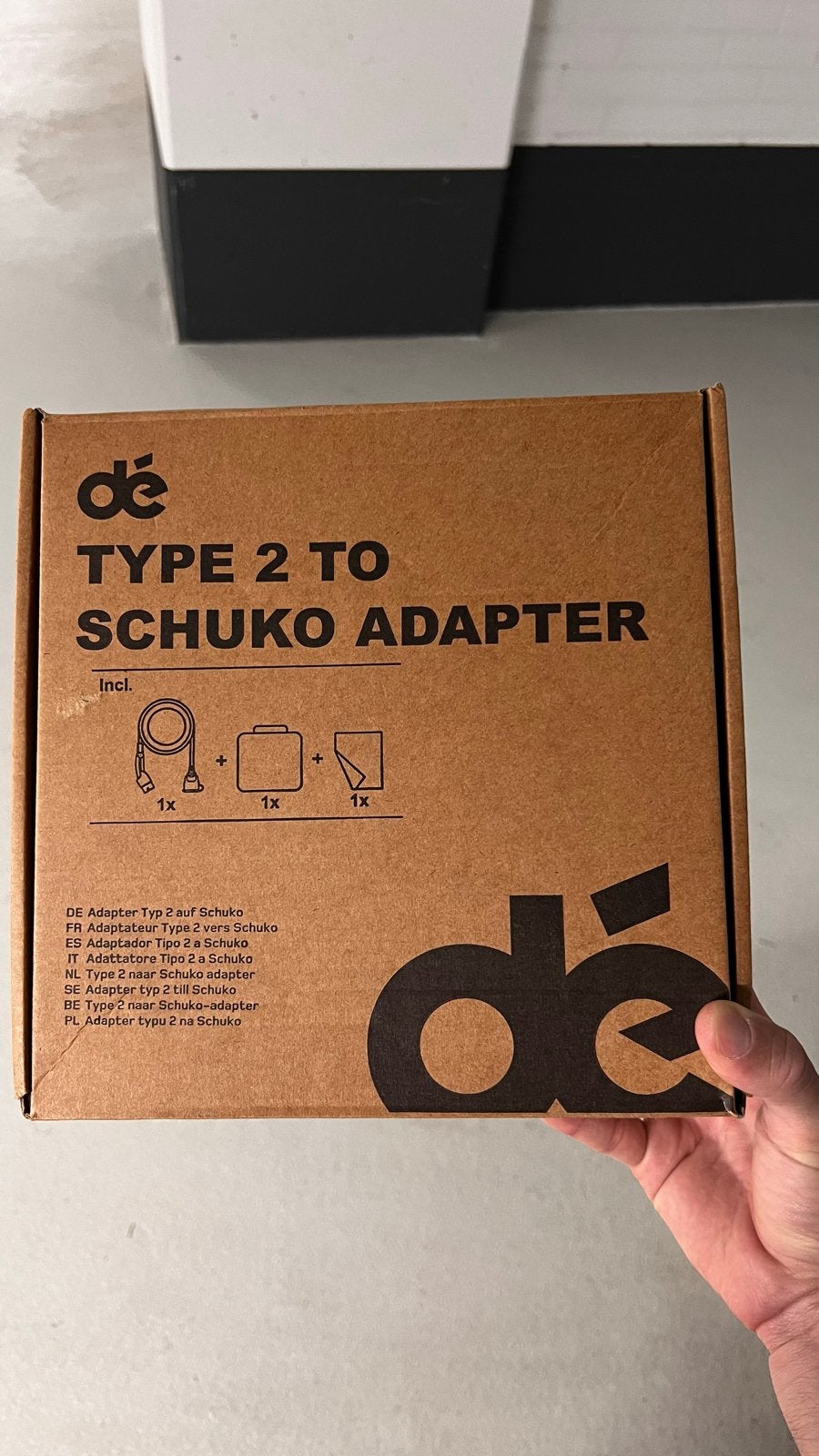 Type 2 naar Schuko Adapter voor EV Opladen, Ophalen of Verzenden, Zo goed als nieuw, Laadkabel