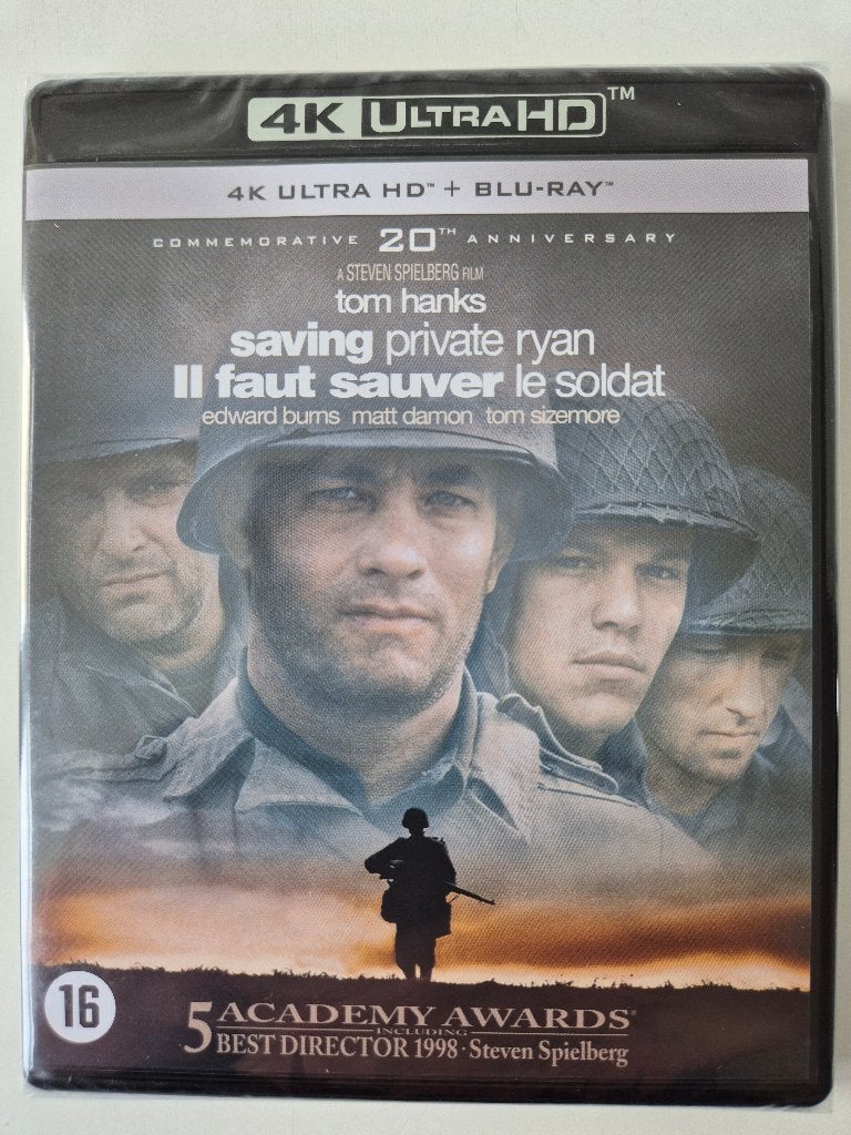 Saving Private Ryan - 4K UHD BD, Cd's en Dvd's, Blu-ray, Ophalen of Verzenden, Nieuw in verpakking, Actie