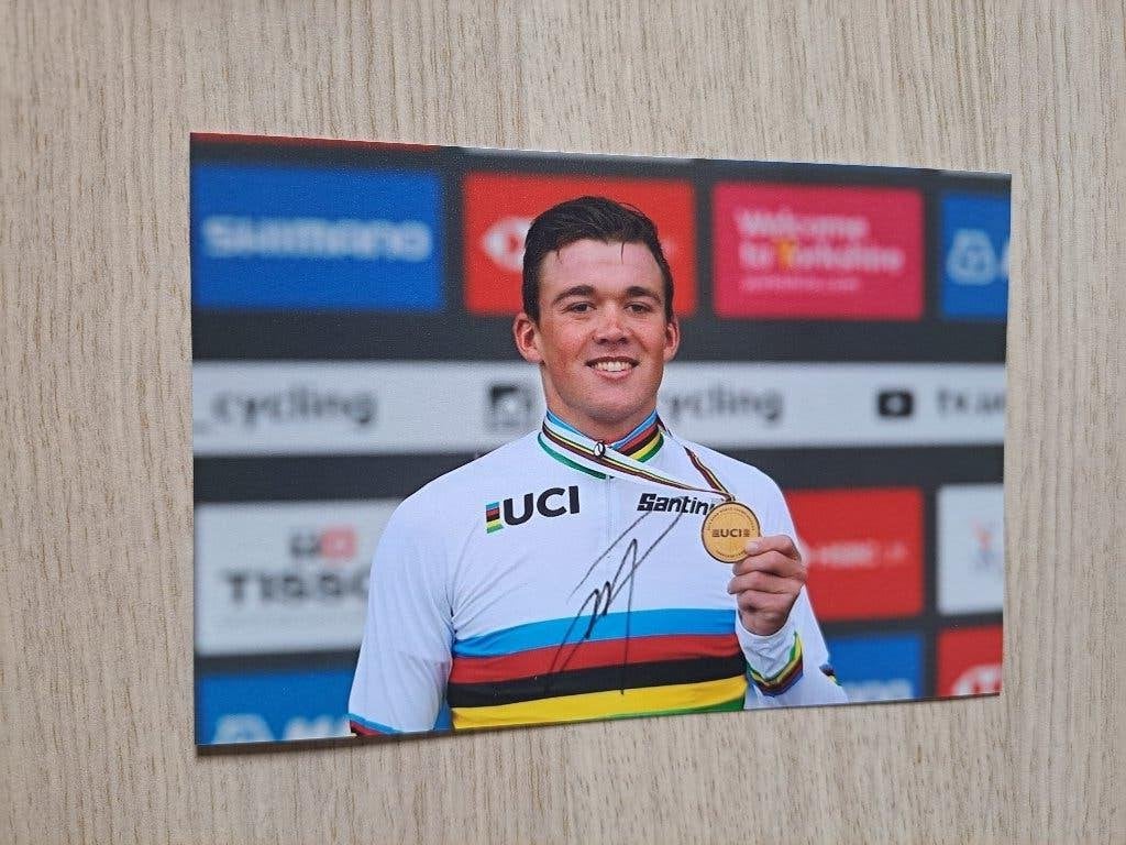 Mads Pedersen - Tour # Foto met handtekening (print), Ophalen of Verzenden, Nieuw, Overige sporten, Overige typen