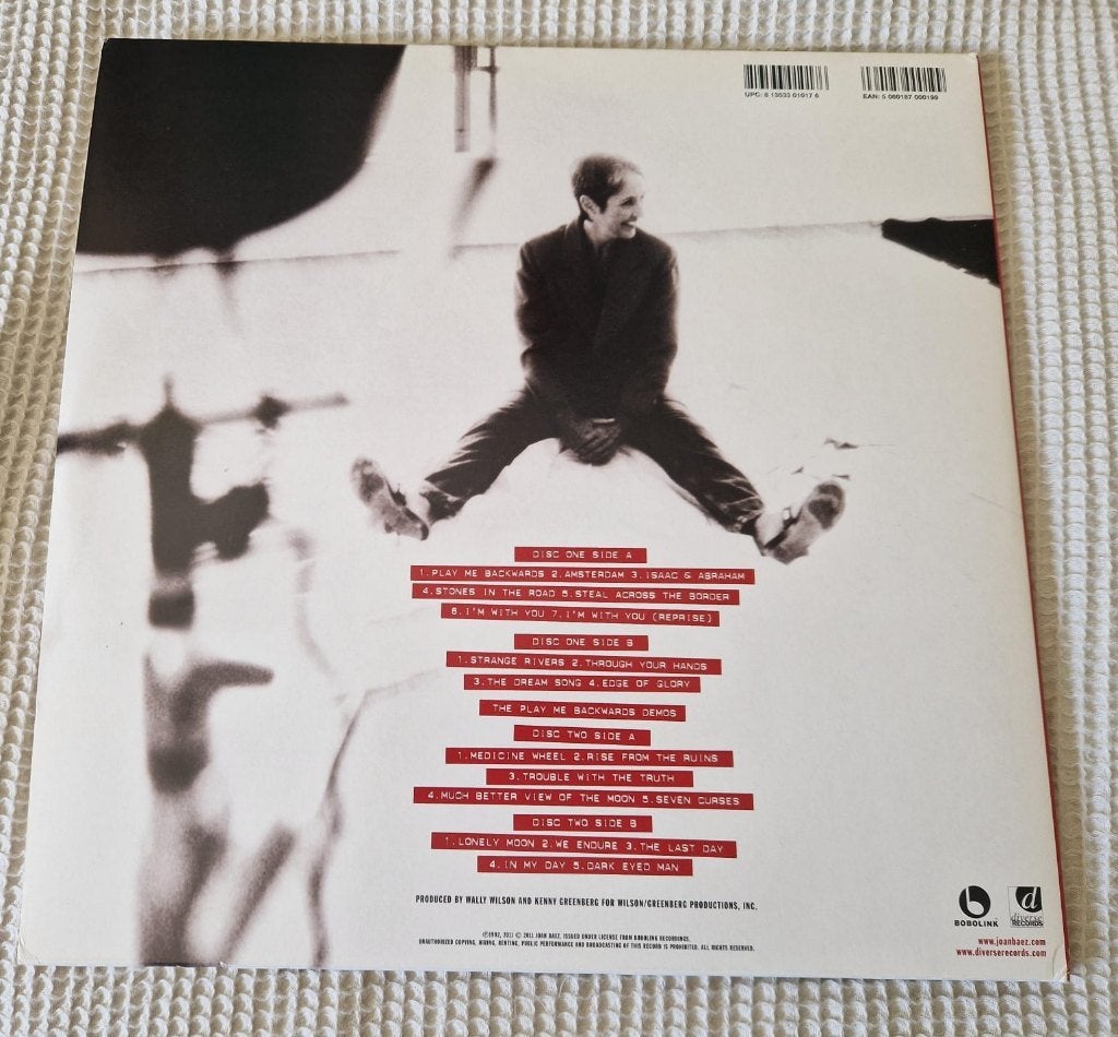 Joan Baez / Play Me Backwards (Double LP), Ophalen of Verzenden, Zo goed als nieuw, 12 inch, Poprock