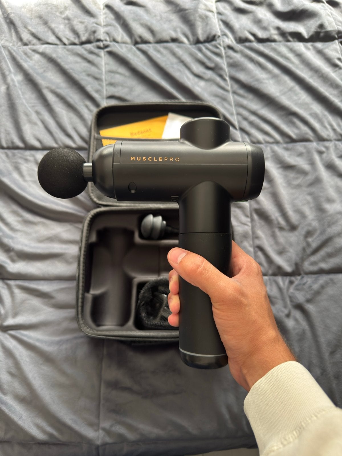 MusclePro Prime Massage Gun, Sport en Fitness, Massageproducten, Ophalen, Zo goed als nieuw, Apparaat