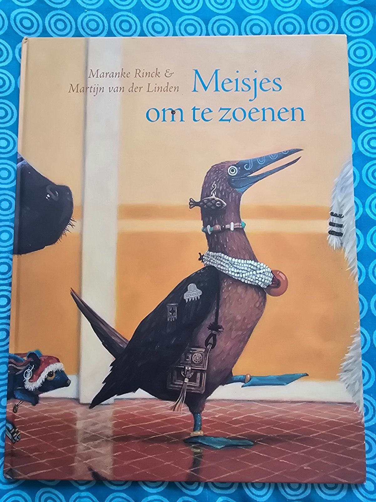 Meisjes om te zoenen - groot prentenboek, Ophalen of Verzenden, Gelezen, Maranke Rinck & Martijn van der Linden, Sprookjes
