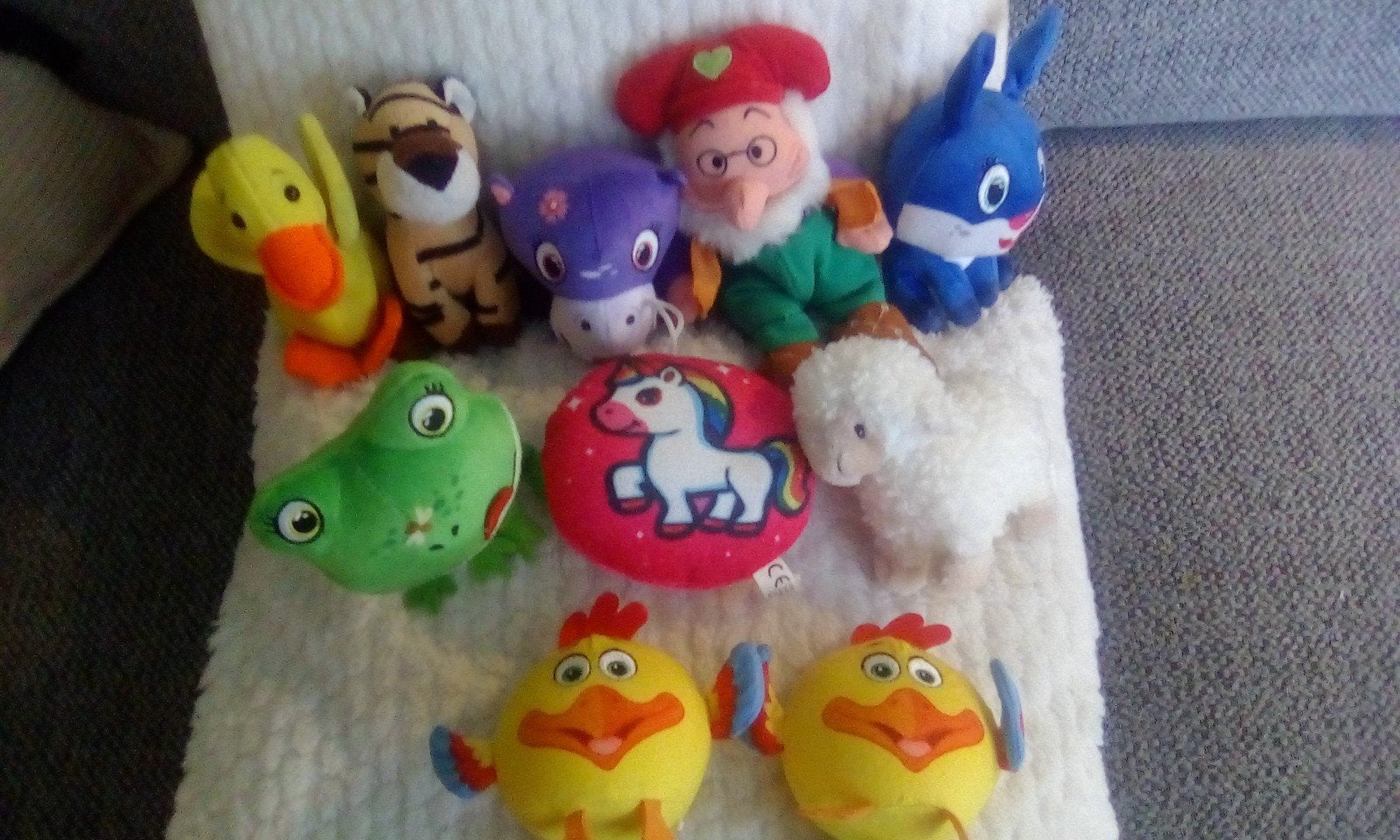 10 mini knuffels in een koop, Kinderen en Baby's, Speelgoed | Knuffels en Pluche, Ophalen, Overige typen