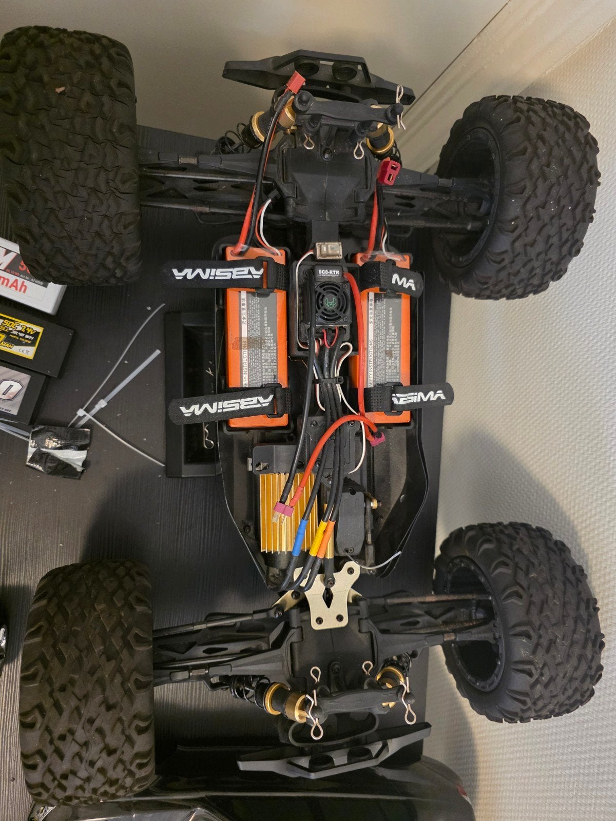 Absima 1/8 Offroad RC Auto met Extra Straatwielen, Gebruikt, Auto offroad, RTR (Ready to Run), Schaal 1:8