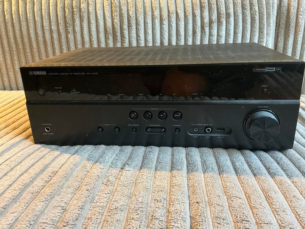 Yamaha RX-V475 Natural Sound AV Receiver, Gebruikt, Yamaha, Ophalen of Verzenden, 60 tot 120 watt