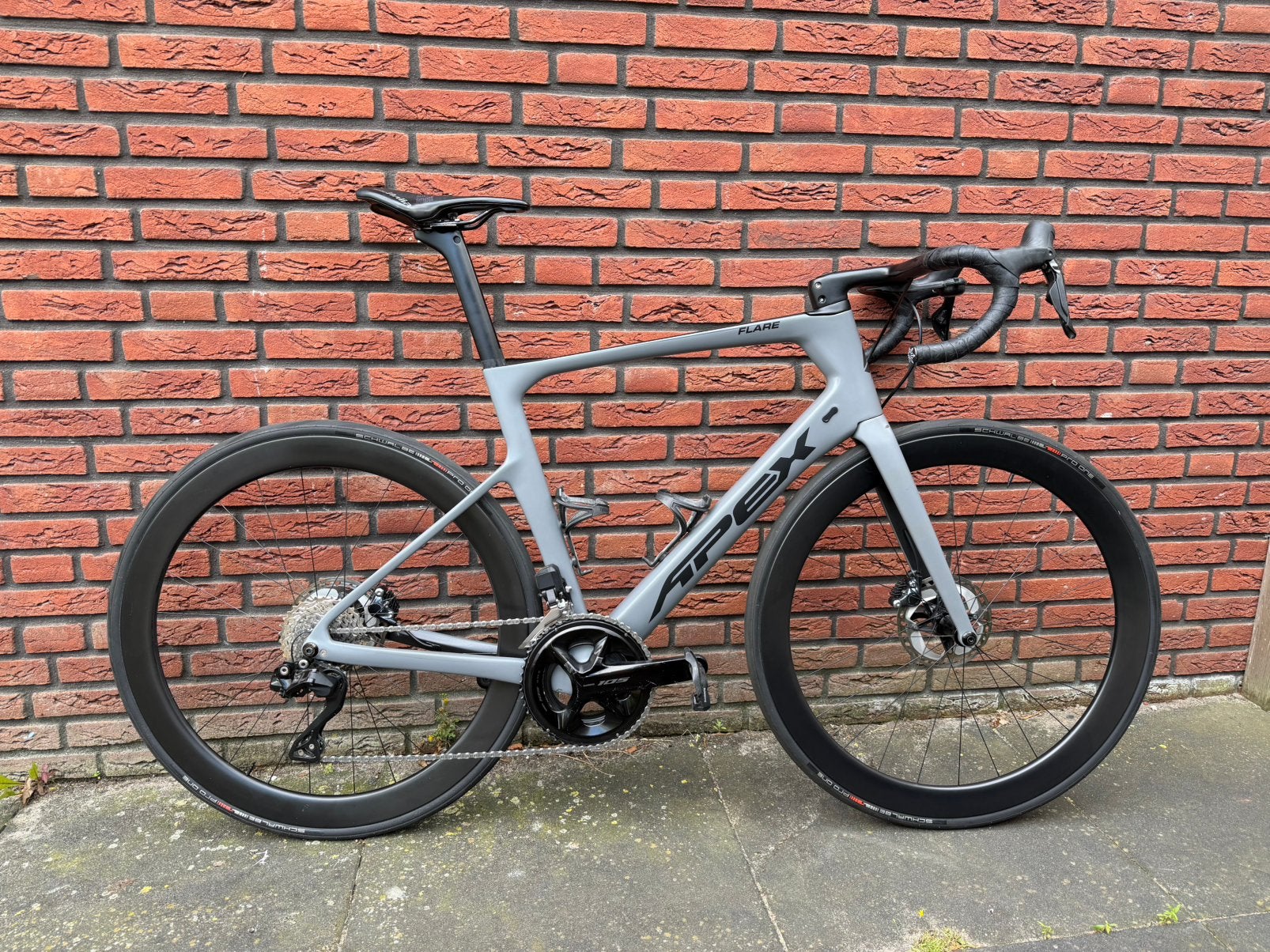 Apex Flare disc 3.0 105 Di2 12 speed, Carbon, Zo goed als nieuw, Meer dan 20 versnellingen, 53 tot 57 cm