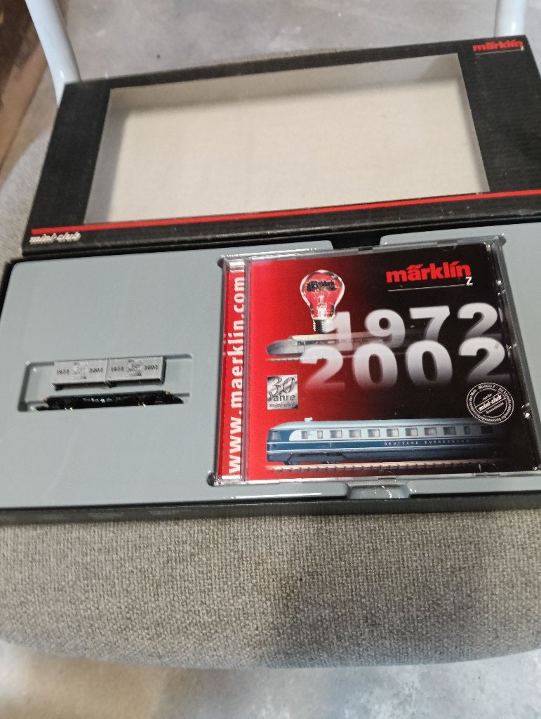 Marklin mini club 82362 met CD rom 30 jaar mini club Z spoor, Wisselstroom, Wagon, Ophalen of Verzenden, Zo goed als nieuw