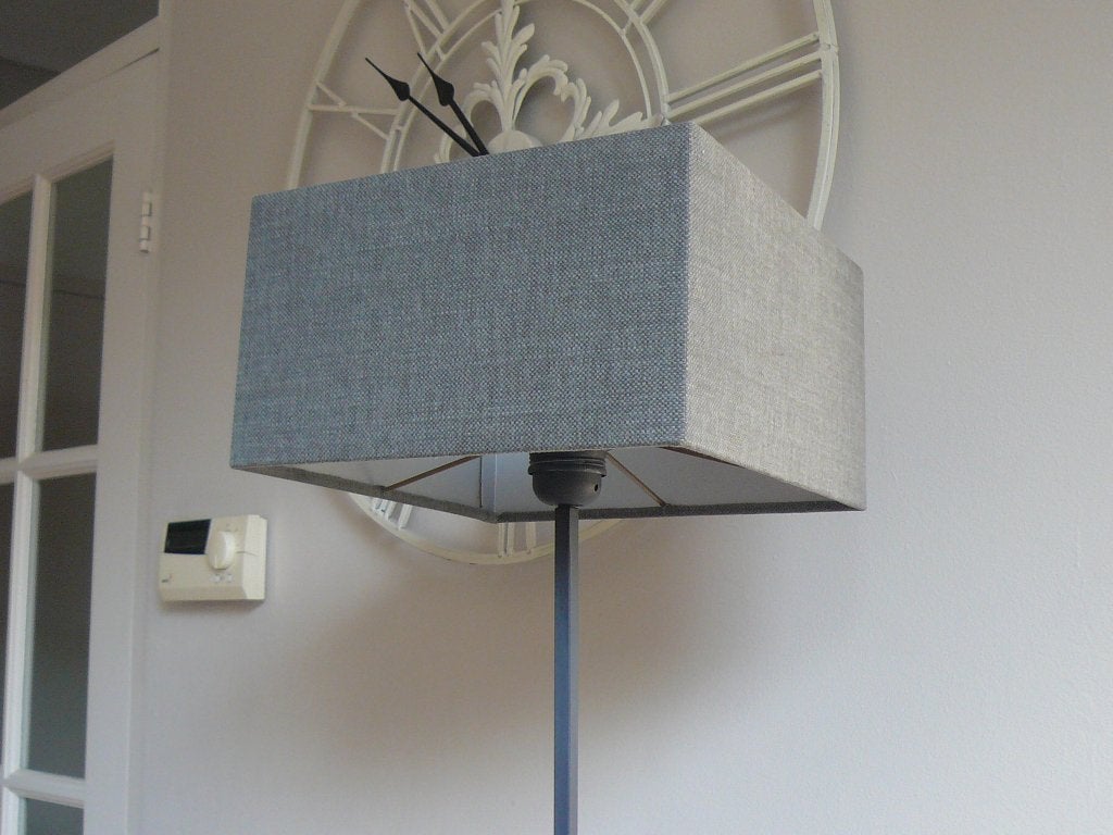 Grijze lampenkap van TierlanTijn landelijke stijl, Ophalen, Landelijk Brocante Vintage, Nieuw, Grijs