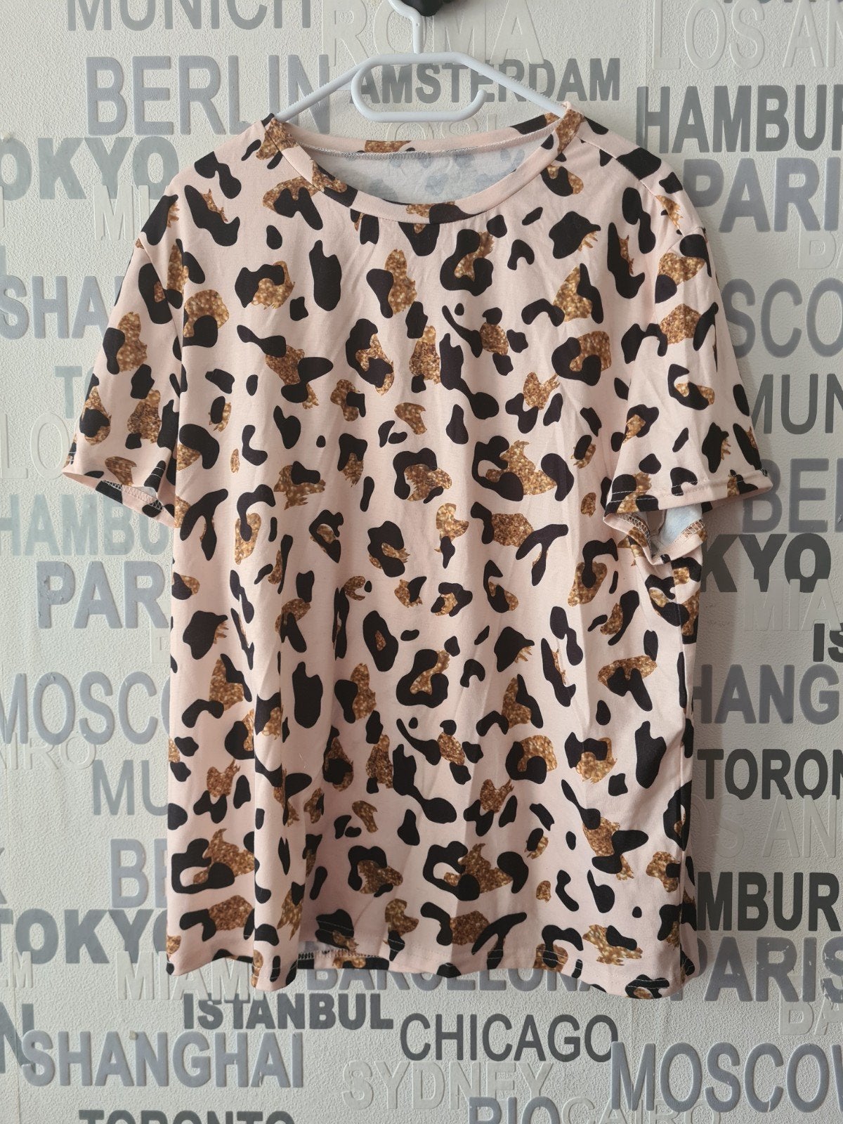 Leopard print T-shirt  - Maat XL, Kleding | Dames, Grote Maten, Overige kleuren, Onbekend, Gedragen, Shirt of Top