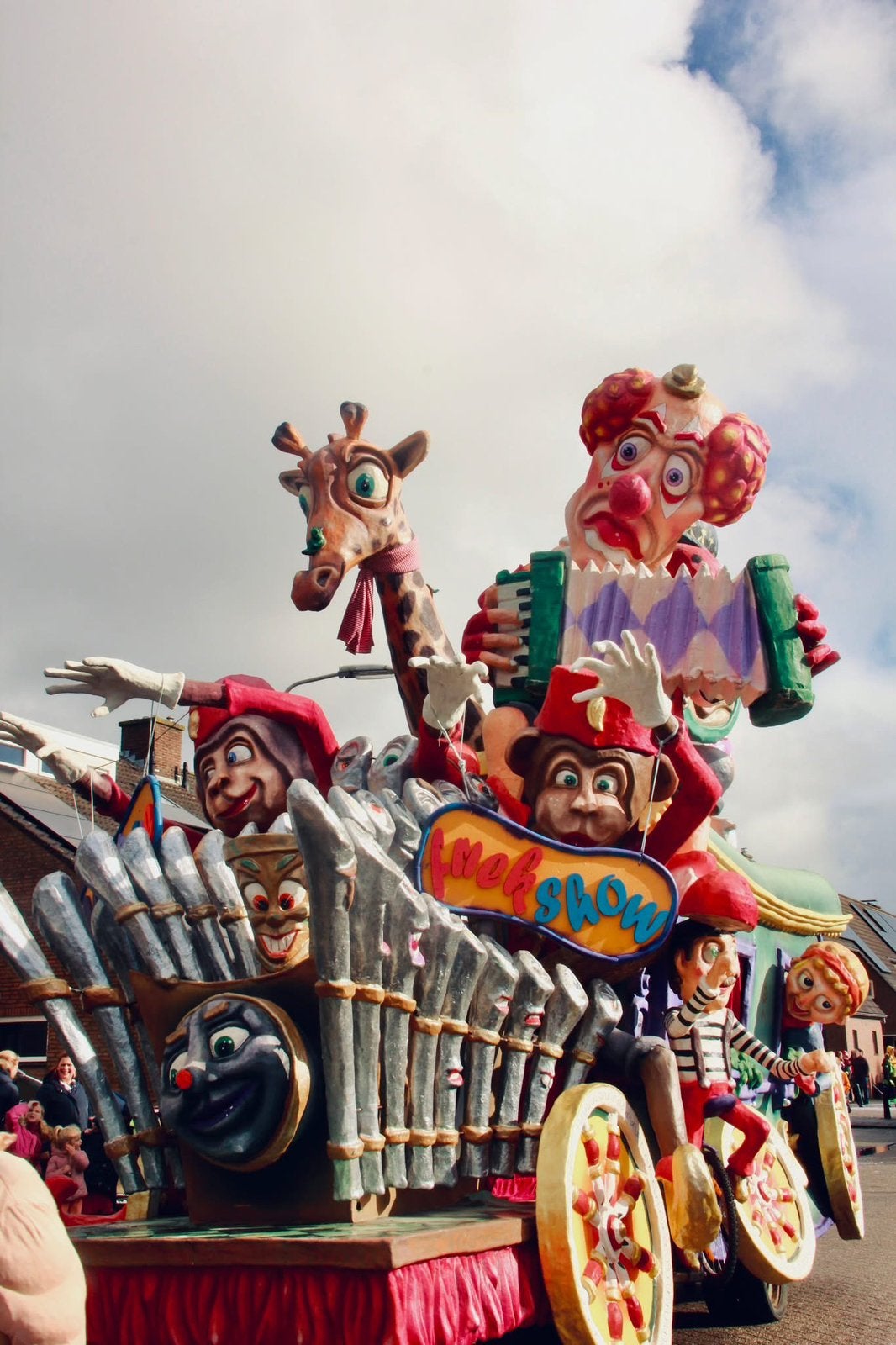 Paverpol carnavalswagen te koop/ruil thema circus freak, Hobby en Vrije tijd, Ophalen, Gebruikt, Carnaval