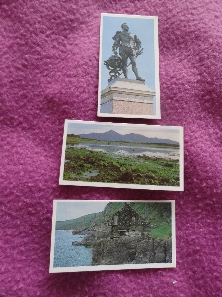 kaartjes Sir Francis Drake, Murlough Nature reserve, Lost vi, Ophalen of Verzenden, 1960 tot 1980, Gebruikt, Overige onderwerpen