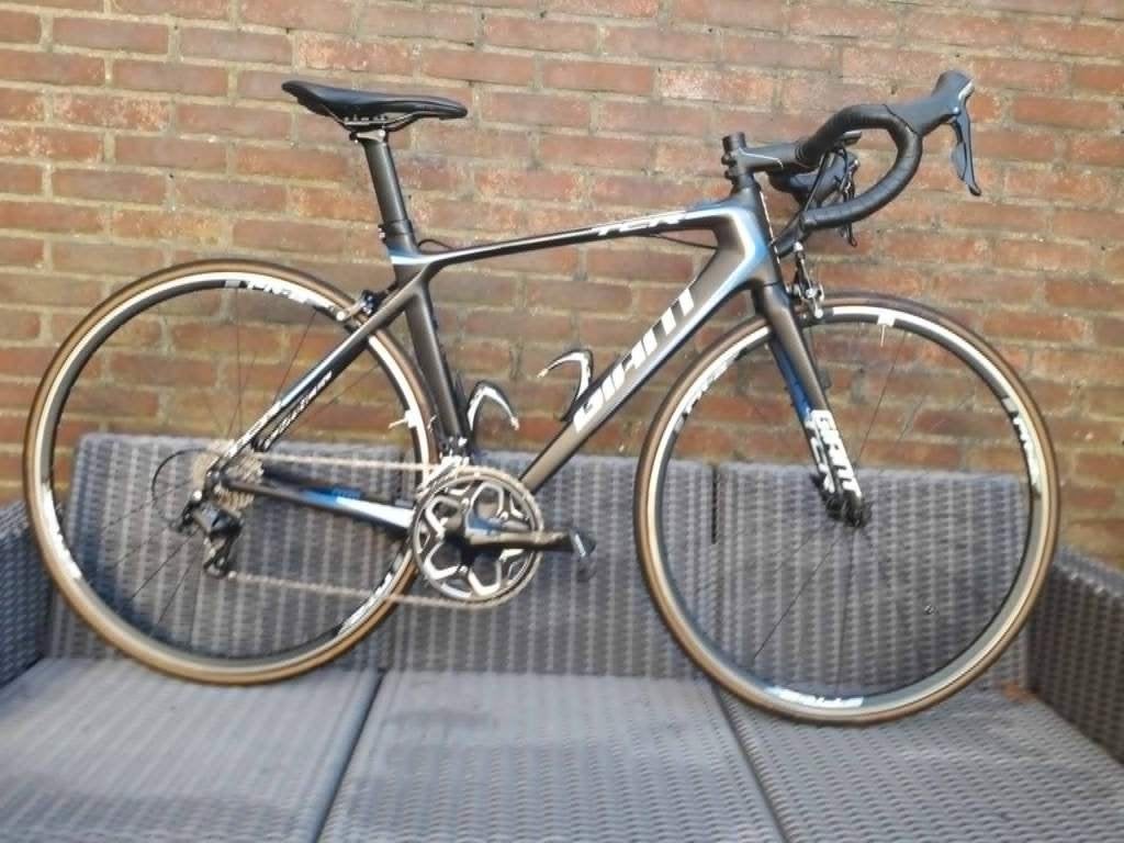 Giant TCR Advanced Carbon-2017- als nieuw, Ophalen, 28 inch, Carbon, Heren