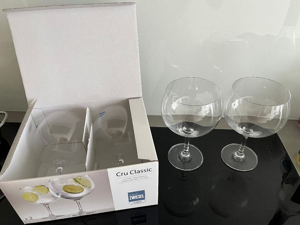 schott zwiesel cru classic gin tonic Glazen, Ophalen, Nieuw