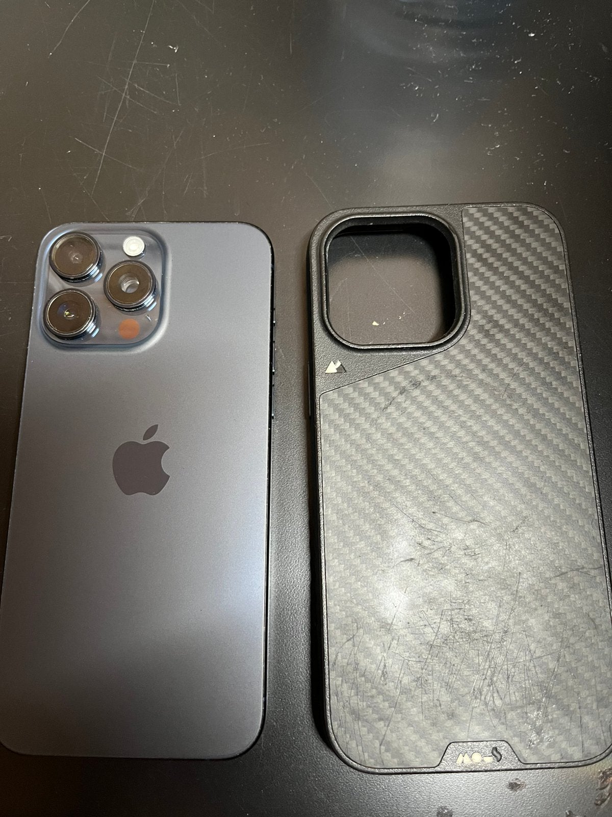 Nieuwstaat iphone 15 pro max 256gb batterij 100%, Blauw, IPhone 15 Pro Max, Zo goed als nieuw, Zonder simlock
