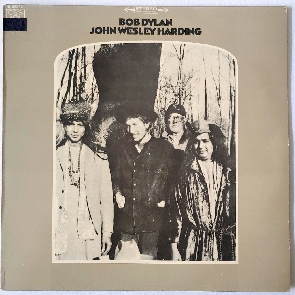 Bob Dylan - John Wesley Harding LP, LP, Ophalen of Verzenden, Zo goed als nieuw, Beschermende buitenhoes
