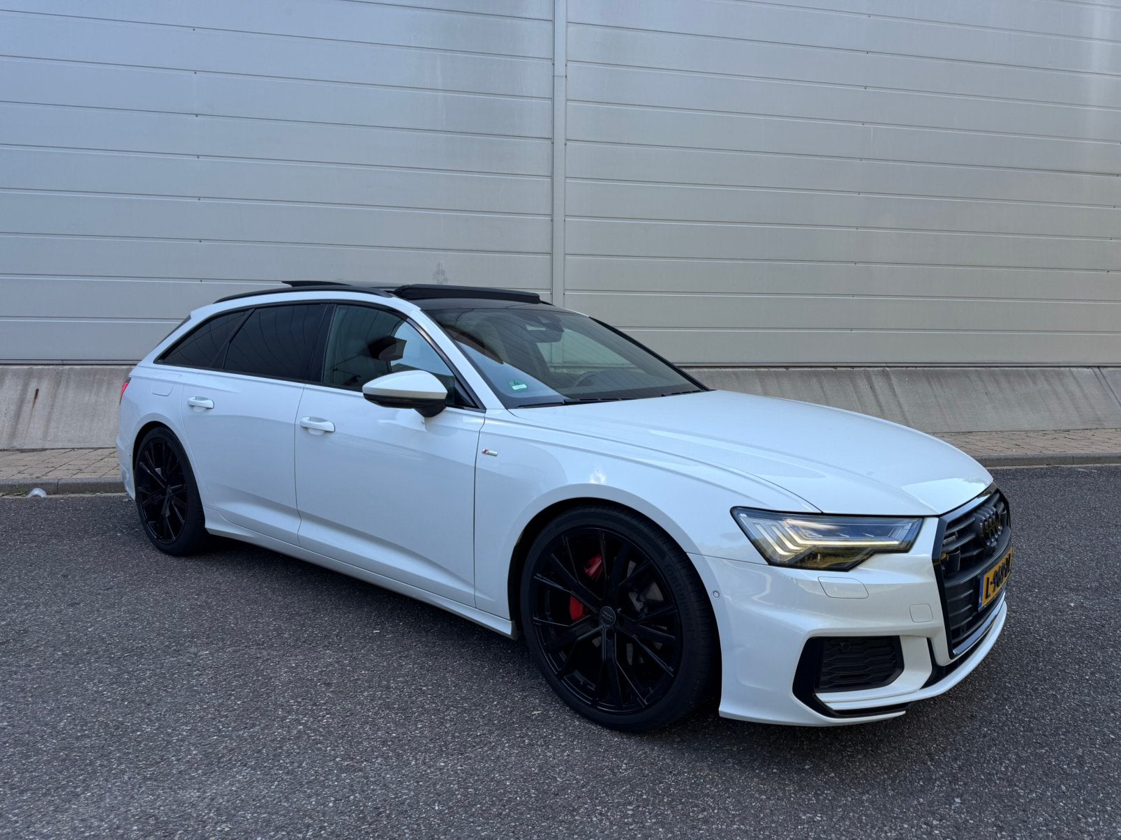 Audi A6 50 TDI Quattro 286pk 3x S Line RS stoelen Vol PAKKET, Auto's, Automaat, Dealer onderhouden, Zwart, Wit