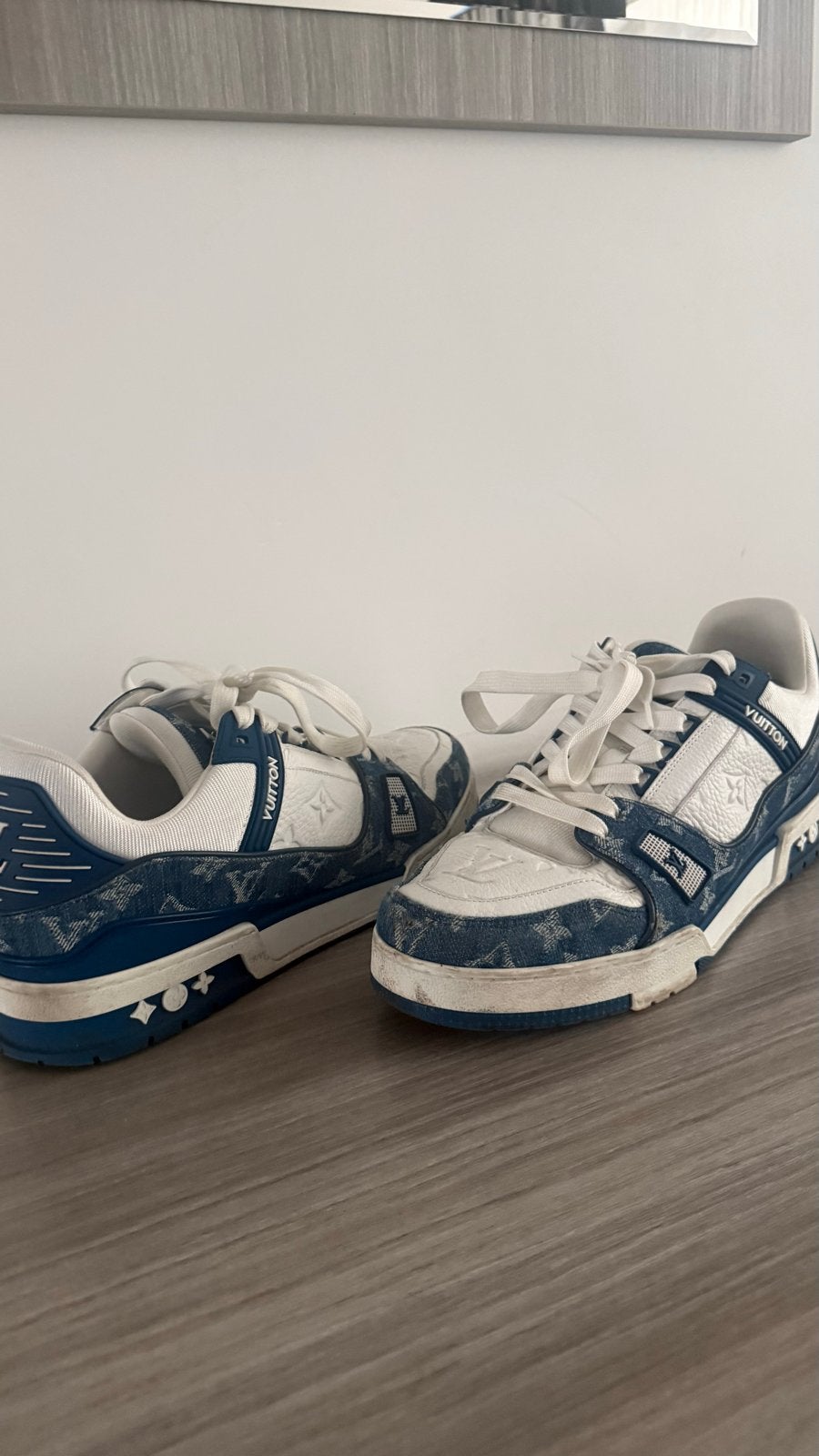 Louis Vuitton Trainers - Blauw, Kleding | Heren, Schoenen, Gedragen, Sneakers of Gympen, Blauw, Ophalen of Verzenden