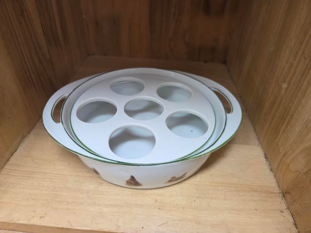 Eierrekje met kippenprint Rosenthal, Antiek en Kunst, Ophalen of Verzenden