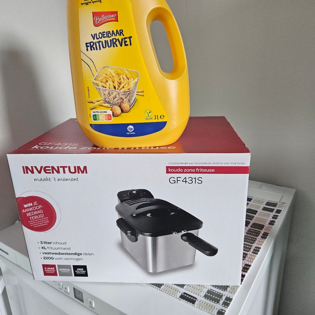 frituurpan, 2 tot 3 liter, Ophalen of Verzenden, Gebruikt