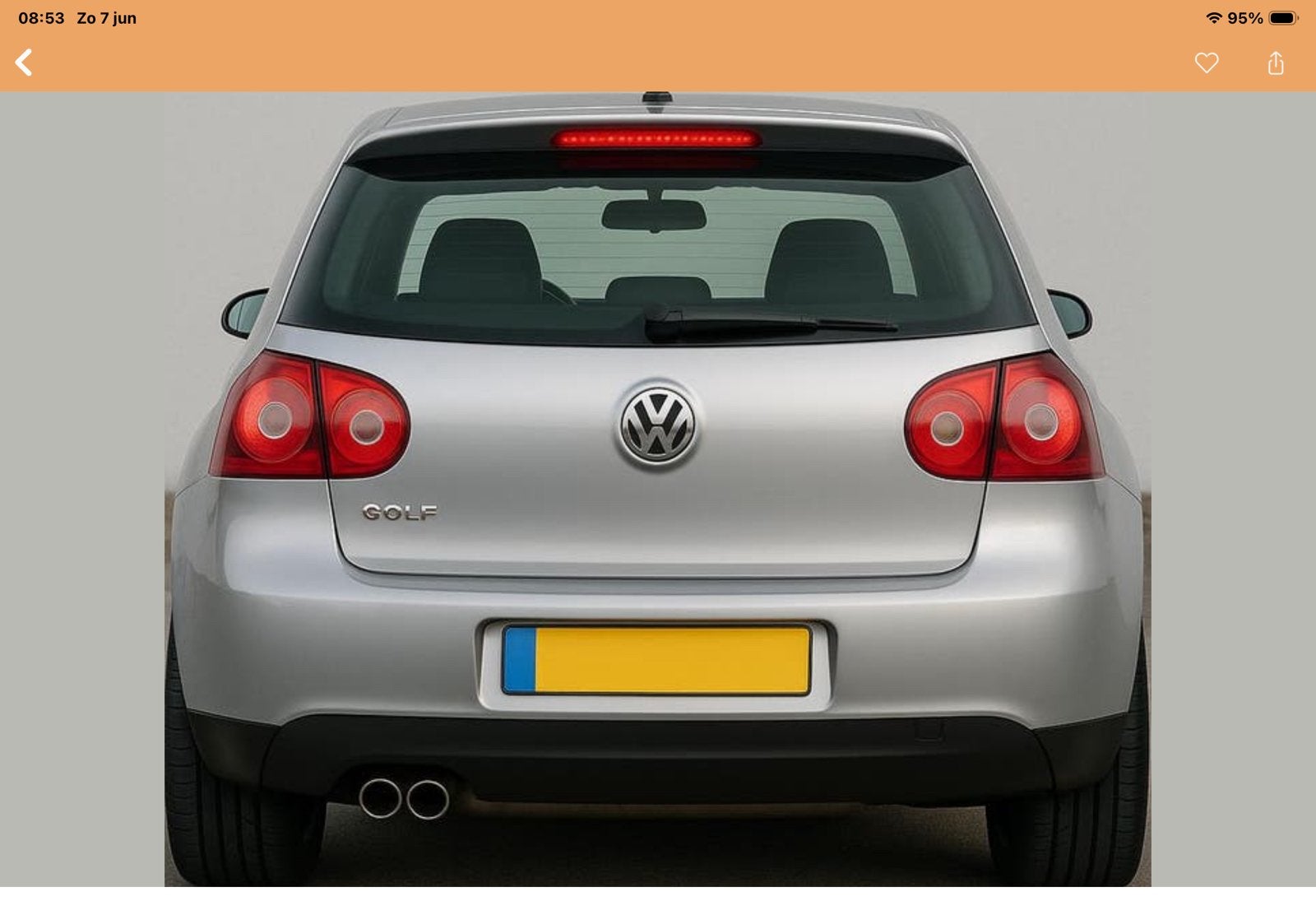 Derde remlicht golf 5, Ophalen of Verzenden, Nieuw, Volkswagen