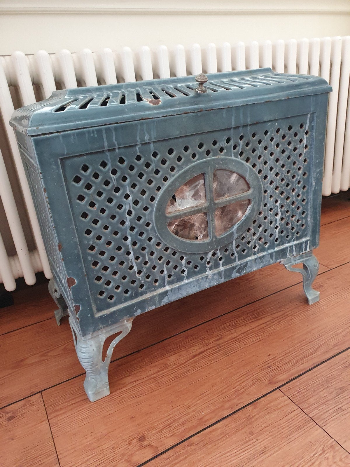 Antieke Kolenkachel - Decoratief en Authentiek, Huis en Inrichting, Ophalen, Gebruikt, Overige brandstoffen, Vrijstaand