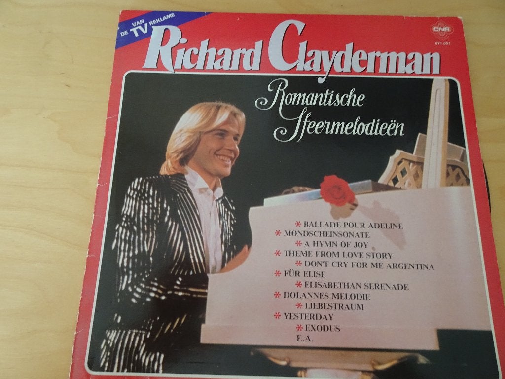 Richard Clayderman, Cd's en Dvd's, Ophalen of Verzenden, Gebruikt, 12 inch, LP