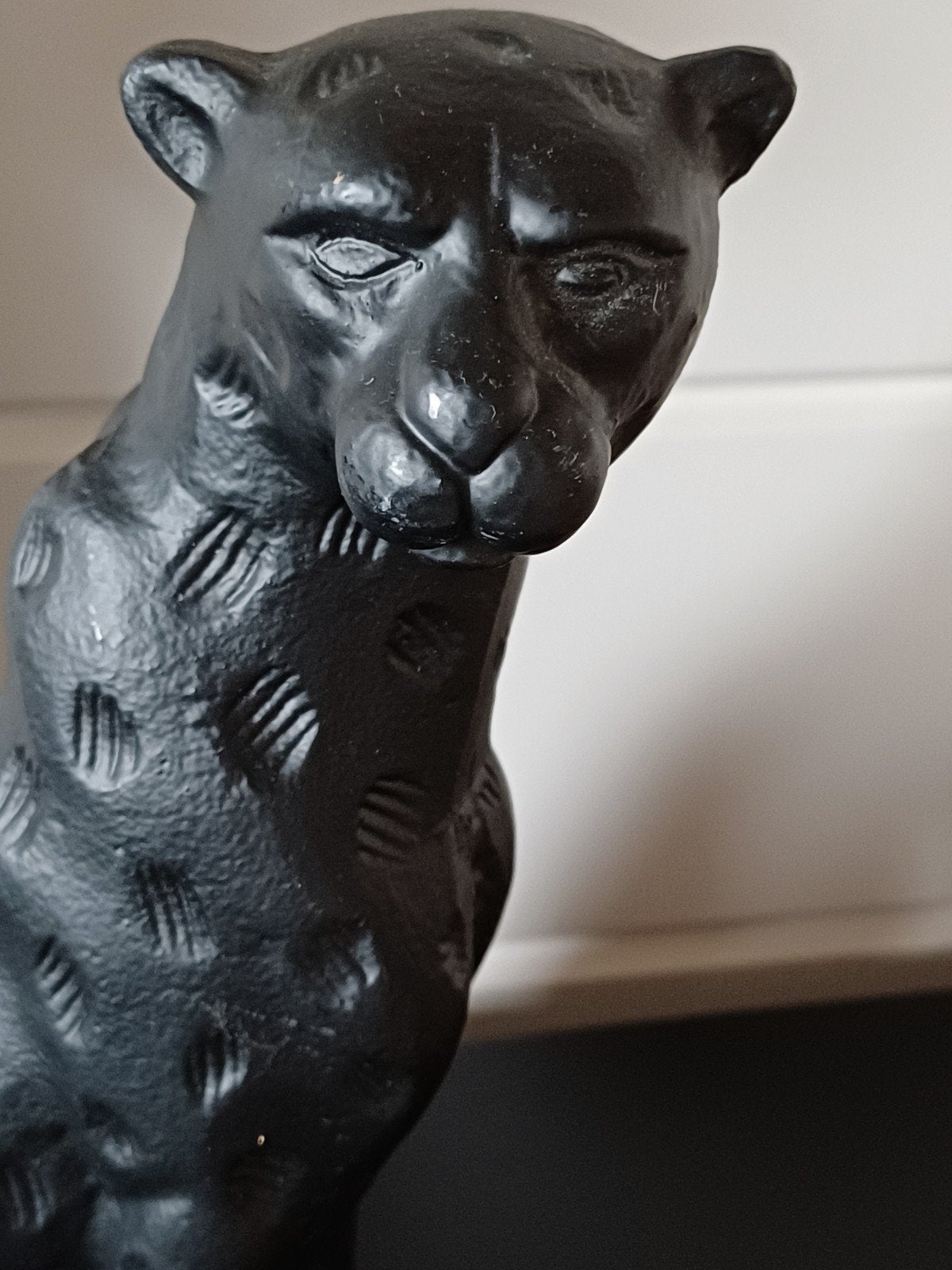 ZWARTE PANTER METAAL, Ophalen of Verzenden, Zo goed als nieuw, Dier