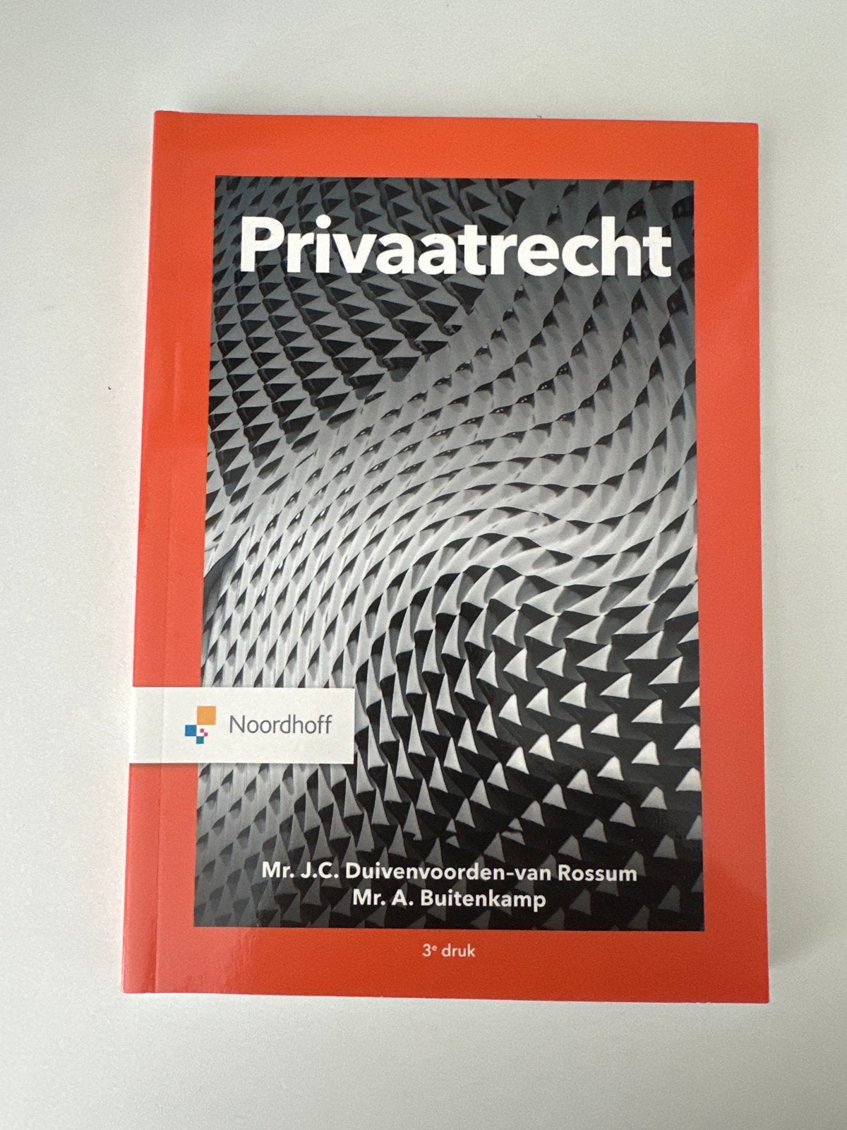 Privaatrecht 3e druk - Mr. J.C. Duivenvoorden-van Rossum, Noordhoff, Zo goed als nieuw, Gamma, HBO