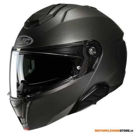 HJC i91 Systeemhelm, Donker Grijs, Motoren, Ophalen of Verzenden, Nieuw met kaartje